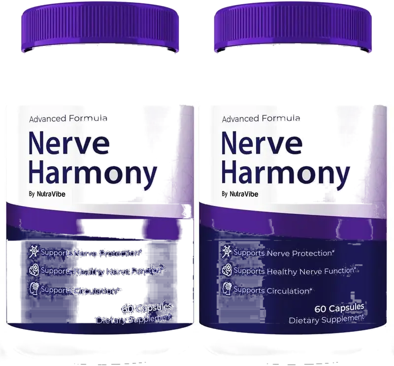 Nerve Harmony 2-bottle nerve support supplement package