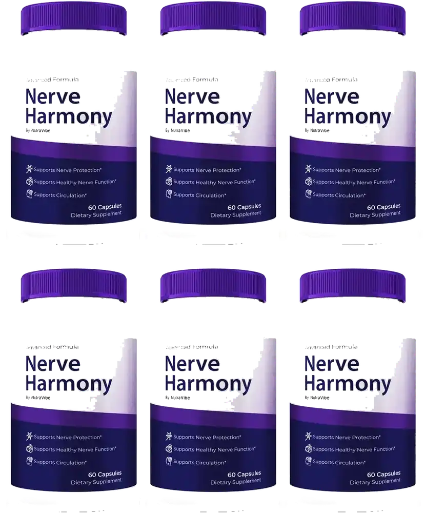 Nerve Harmony 6-bottle best-value nerve support supplement package